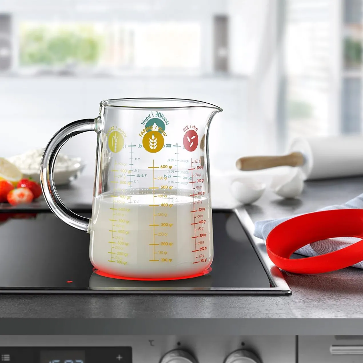 Glas-Messbecher All-in-one