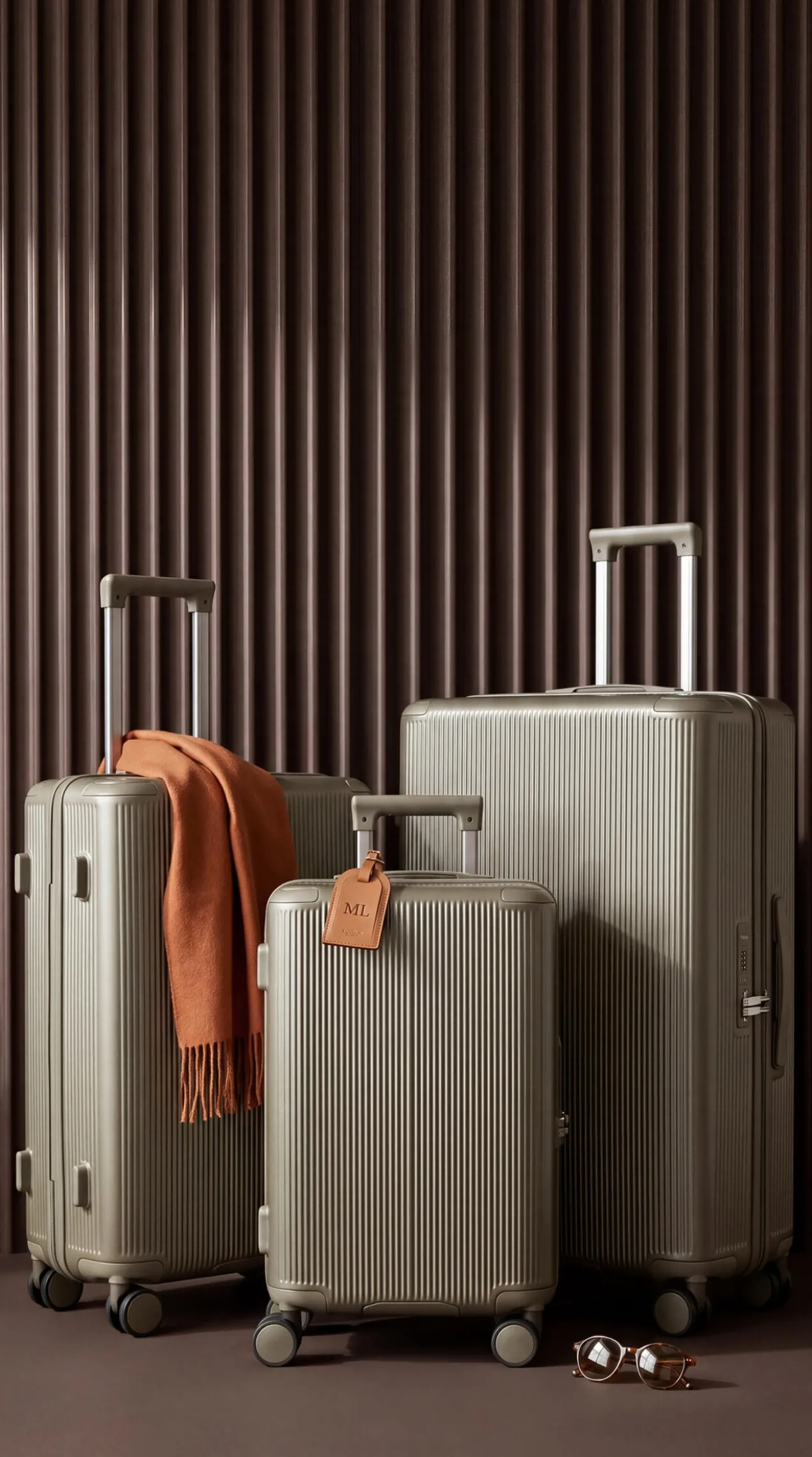 Hartschalen-Trolley, 3er-Set