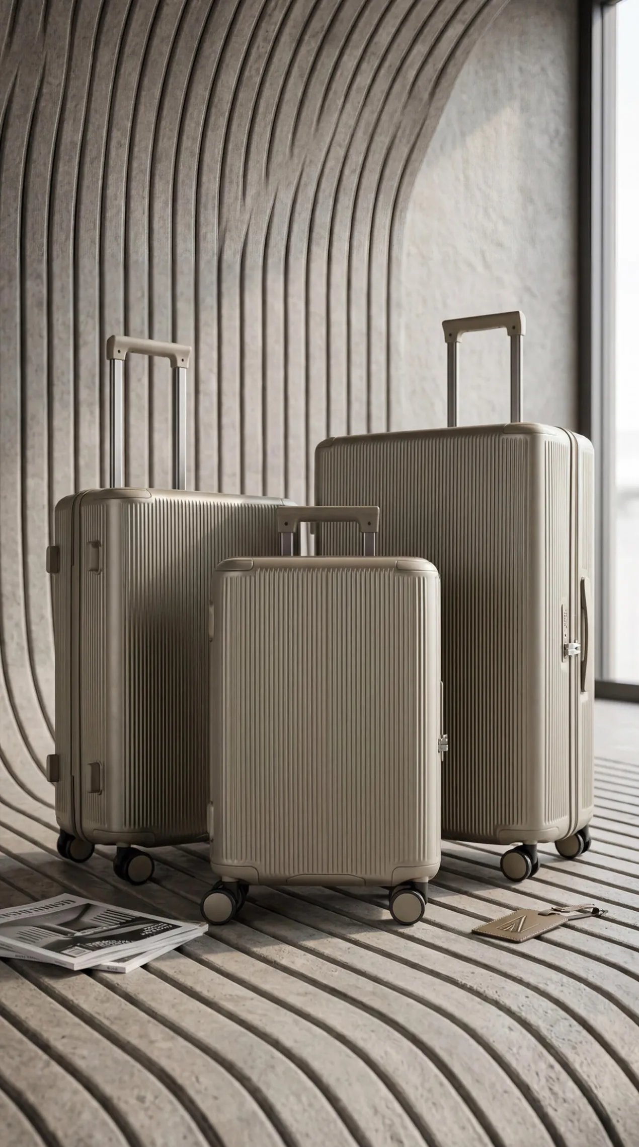 Hartschalen-Trolley, 3er-Set