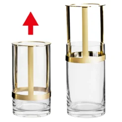 Höhenverstellbare Vase