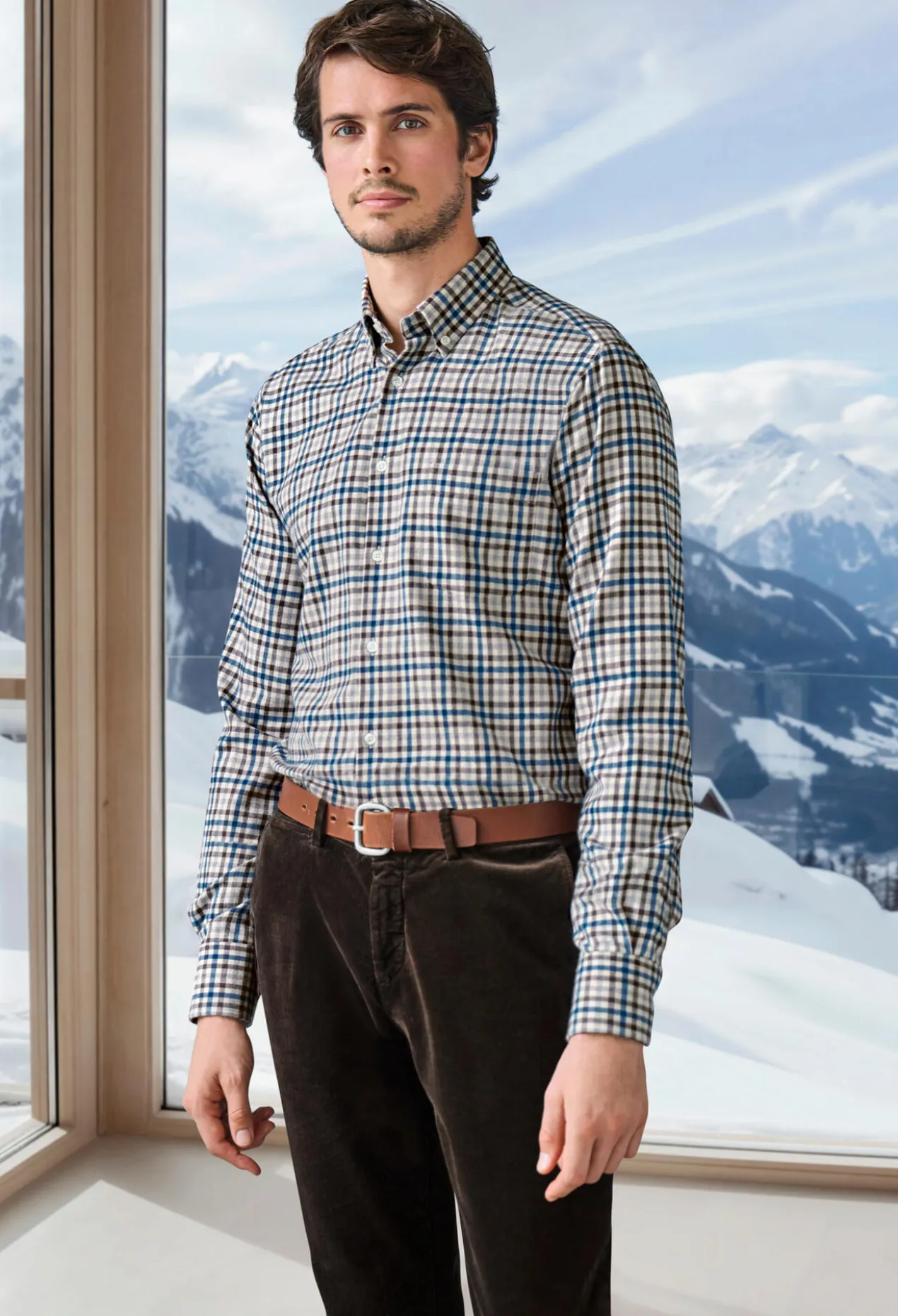 Ingram Woll-Flanellhemd