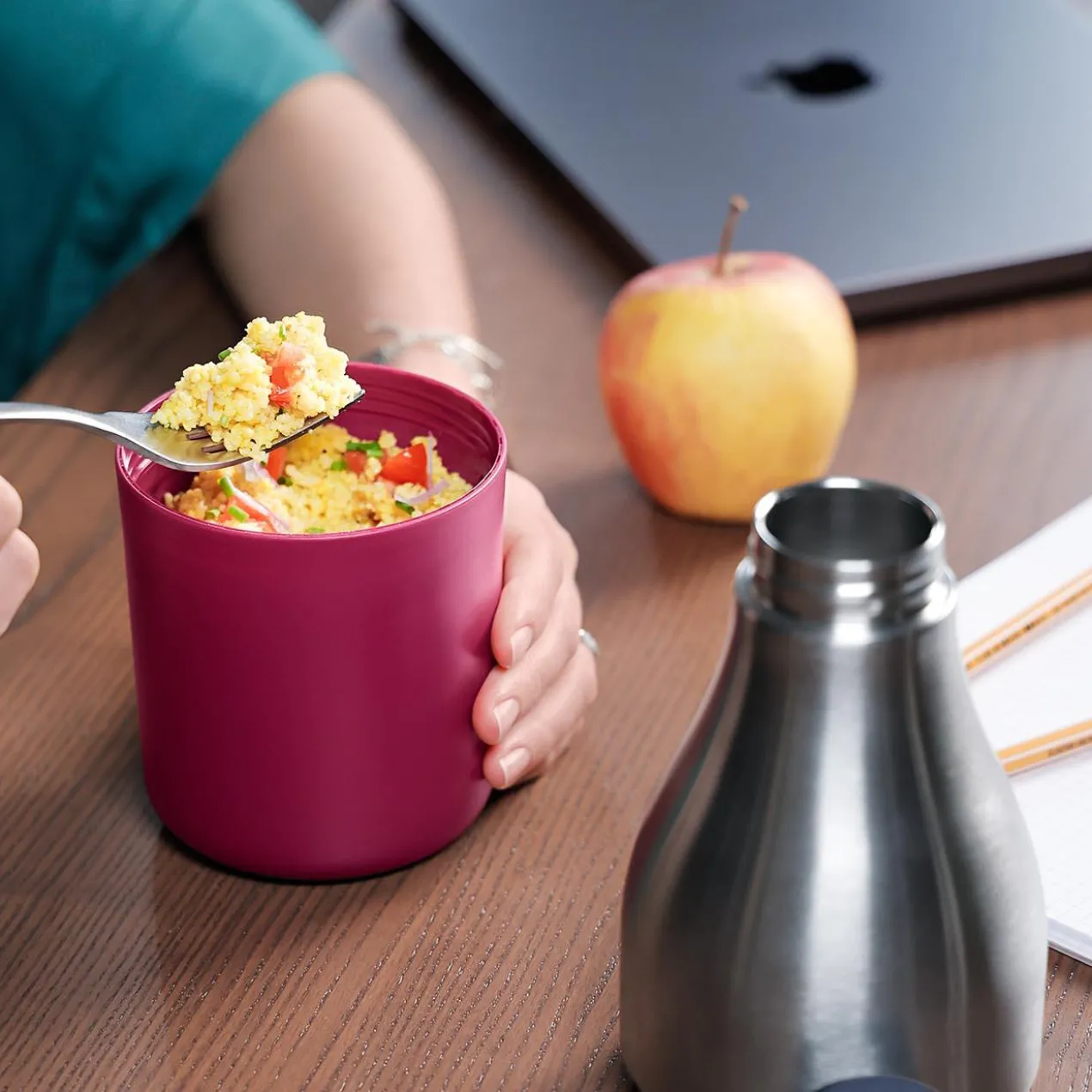 2-in-1 Lunchcontainer/Trinkflasche