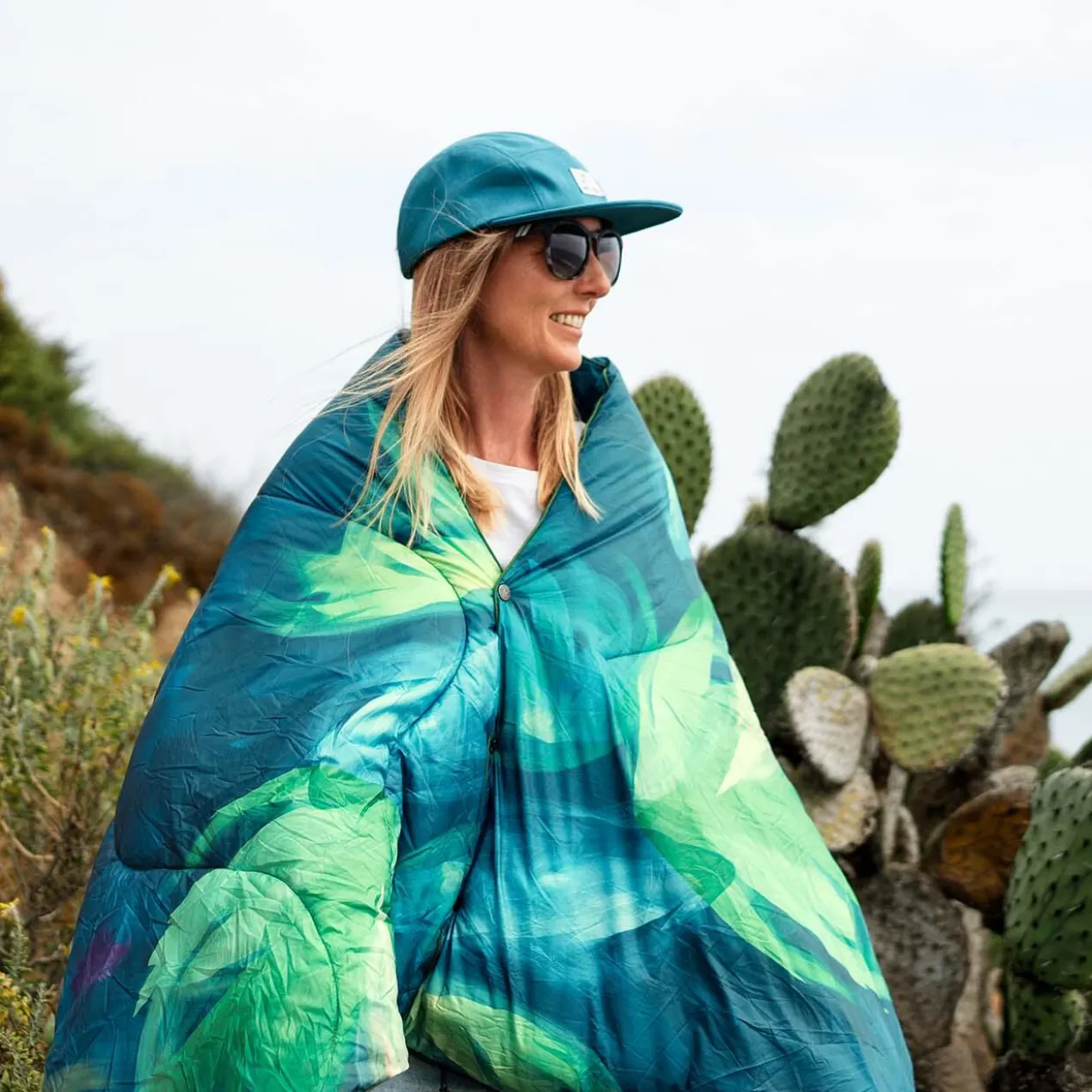 3-in-1 Recycling-Reisedecke