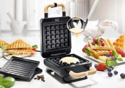 2-in-1 Waffel- und Sandwichmaker