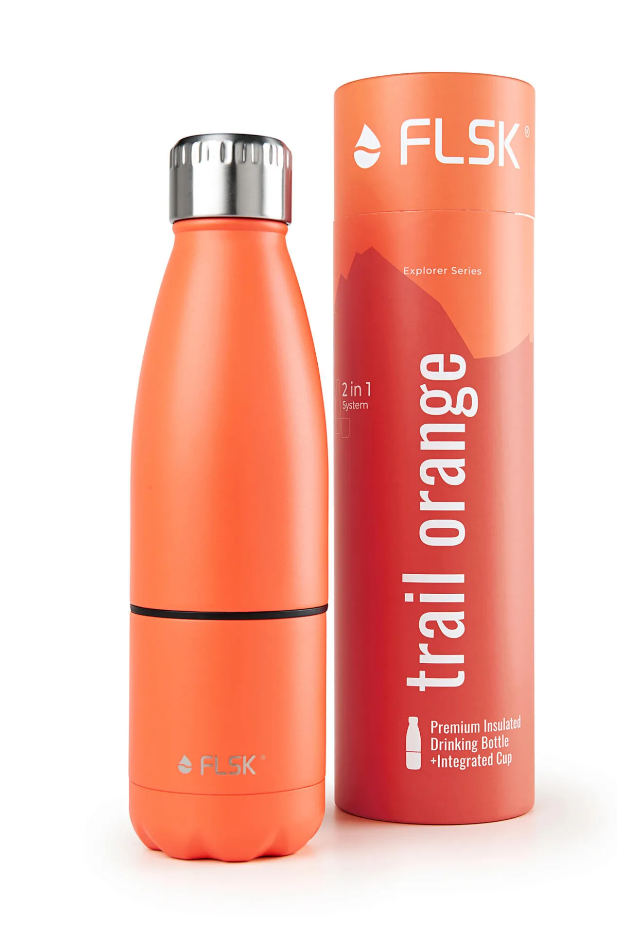 Isolierflasche mit Becher