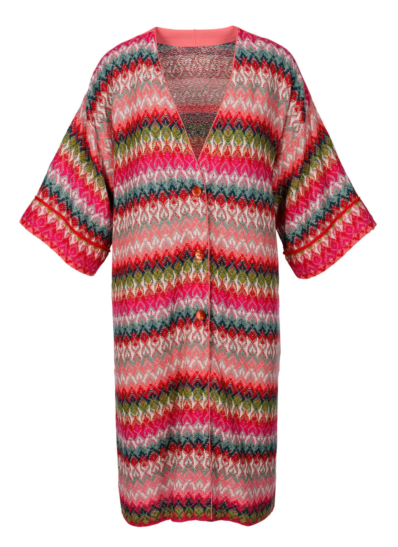 IVKO Jacquard-Langcardigan