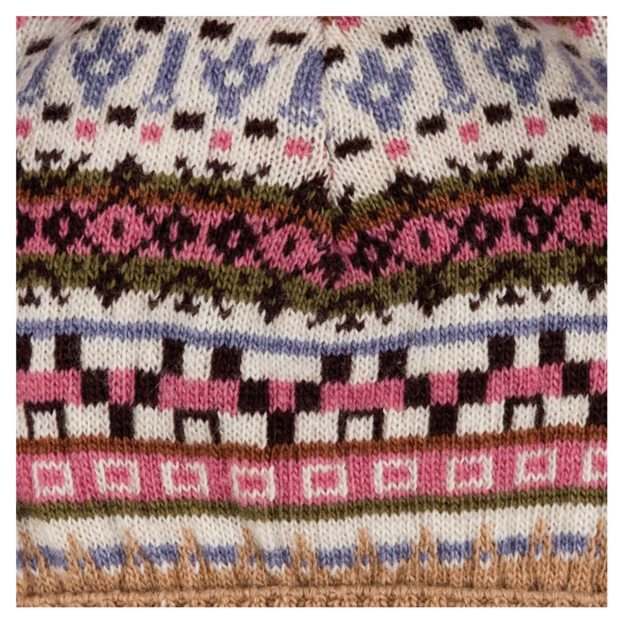IVKO Jacquard-Mütze oder -Stulpen