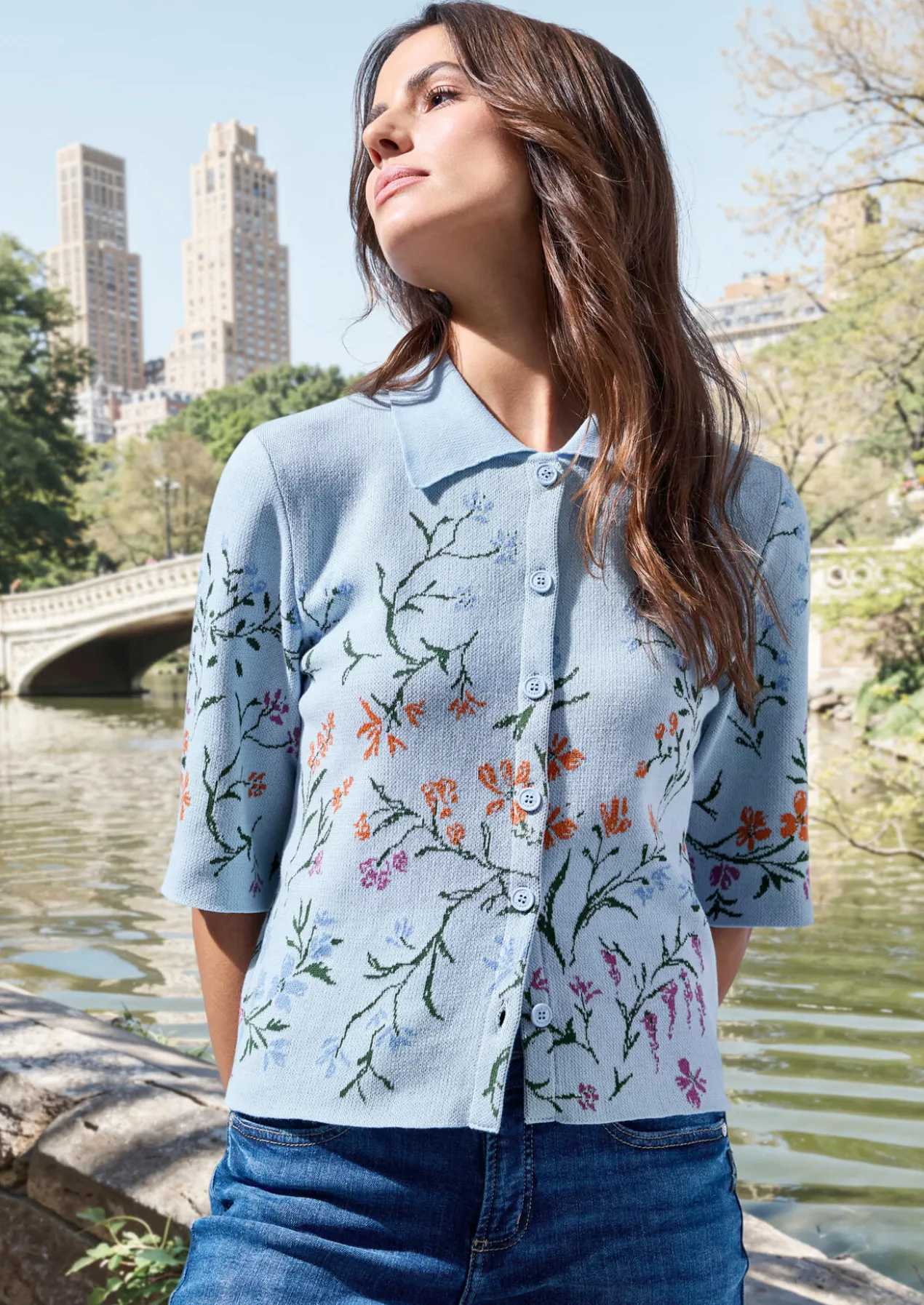 IVKO Jacquard-Strickpolo