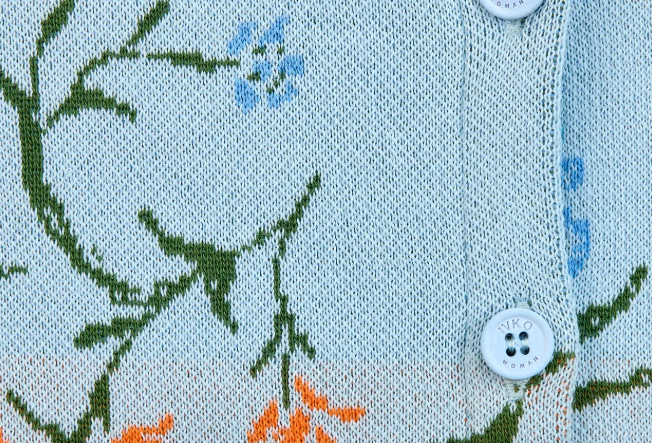 IVKO Jacquard-Strickpolo