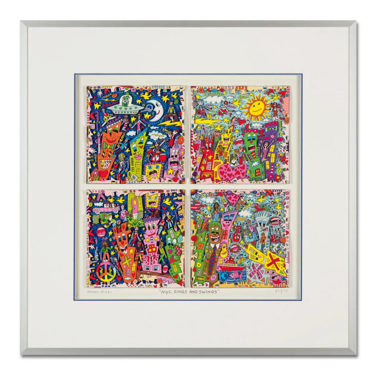 James Rizzi – New York City sings and swings, 2013