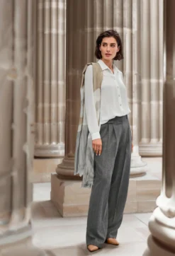 Janice & Jo High-Low-Bluse
