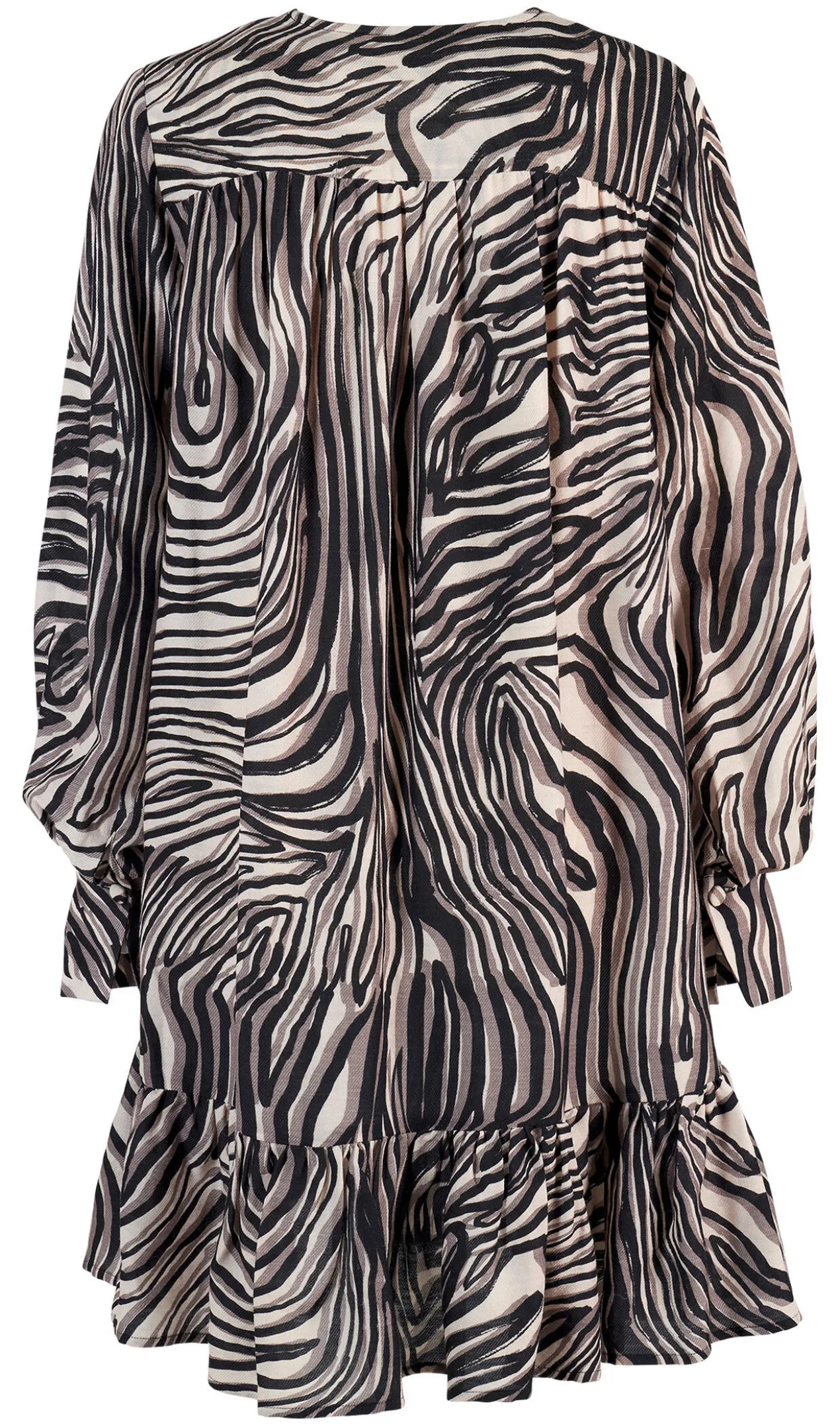 Joyce & Girls Wollseiden-Volant-Kleid