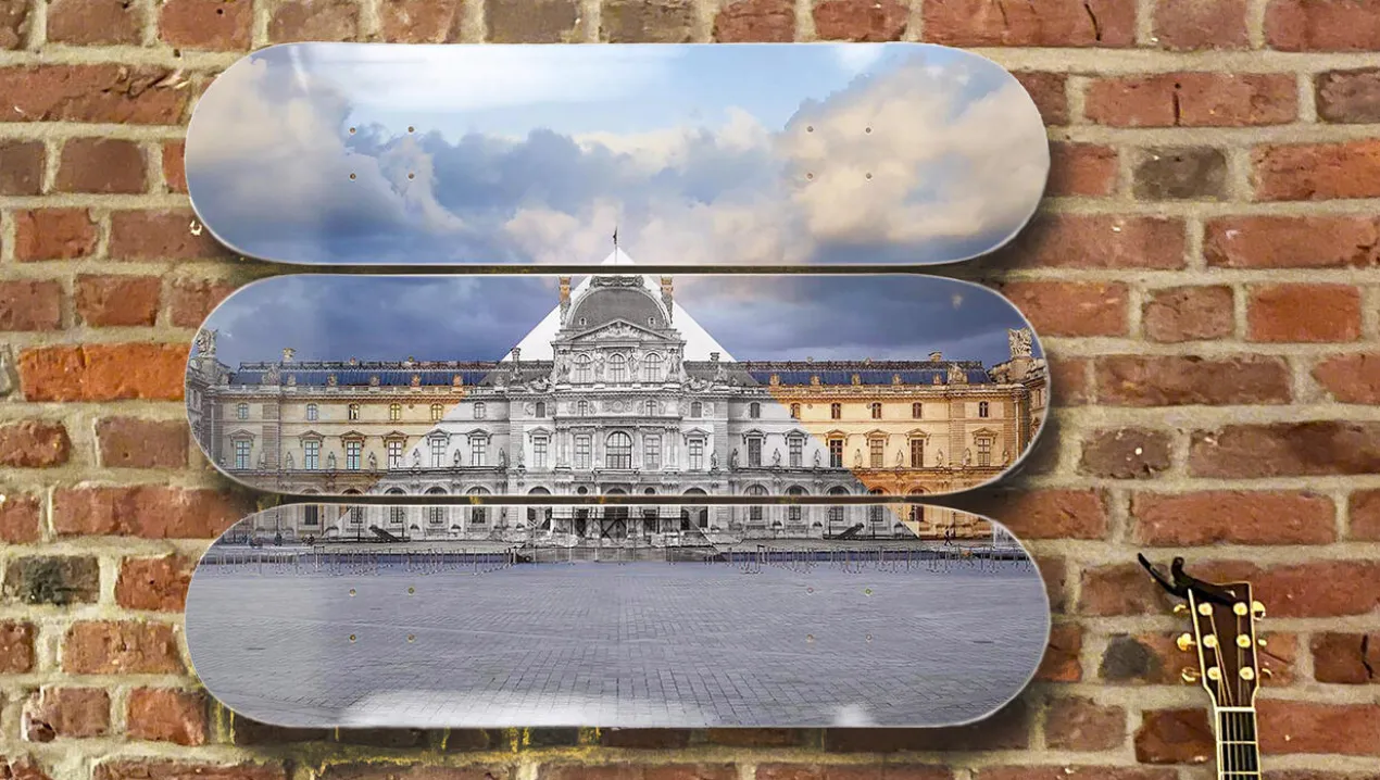 JR – La Pyramide, Louvre, Paris
