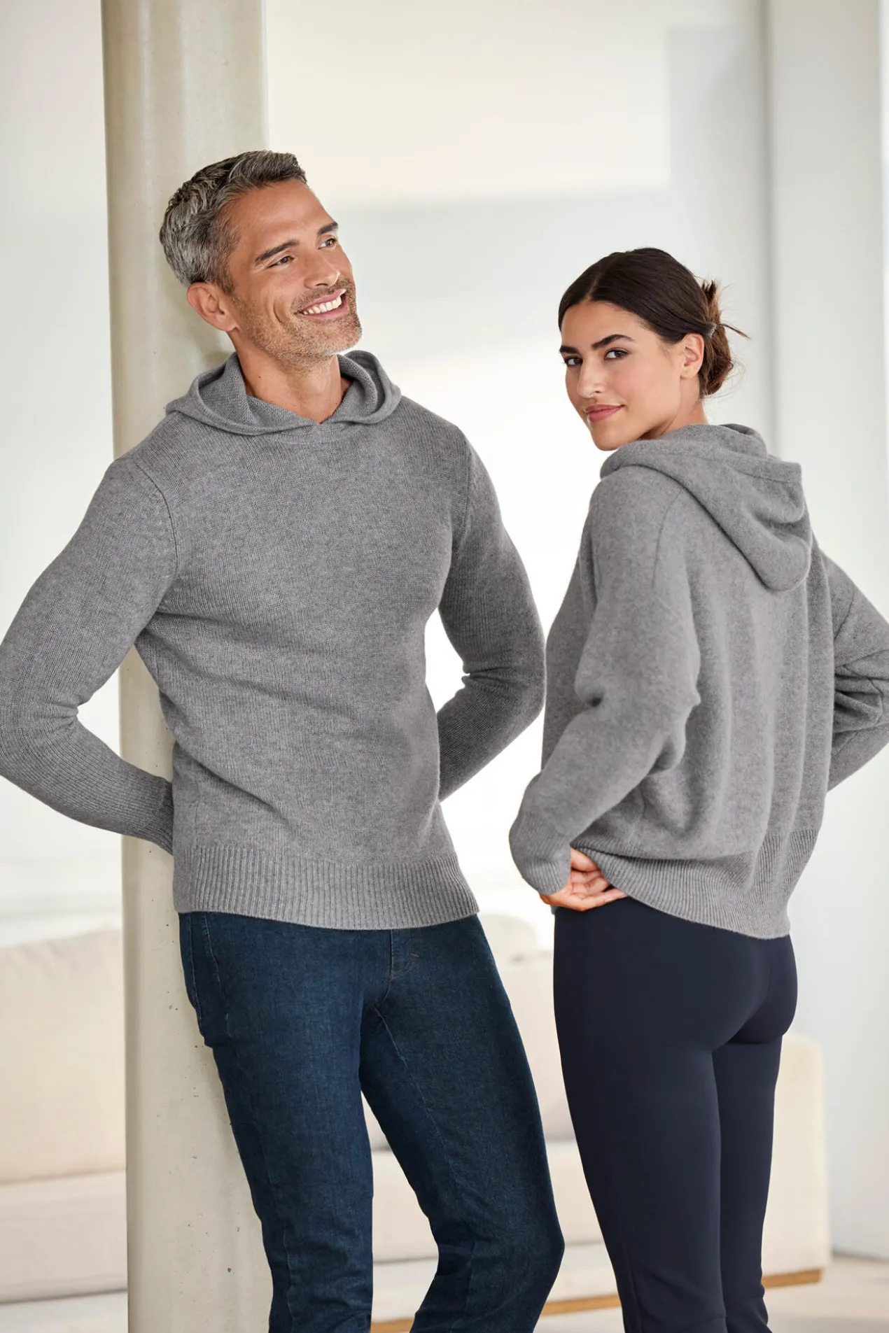 Junghans 1954 Boiled Cashmere Hoodie, Herren