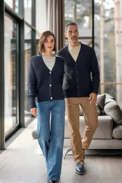 Junghans 1954 Kaschmir-Leinen-Cardigan