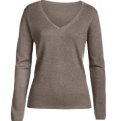 Junghans 1954 Kaschmir V-Pulli oder Rolli, Damen