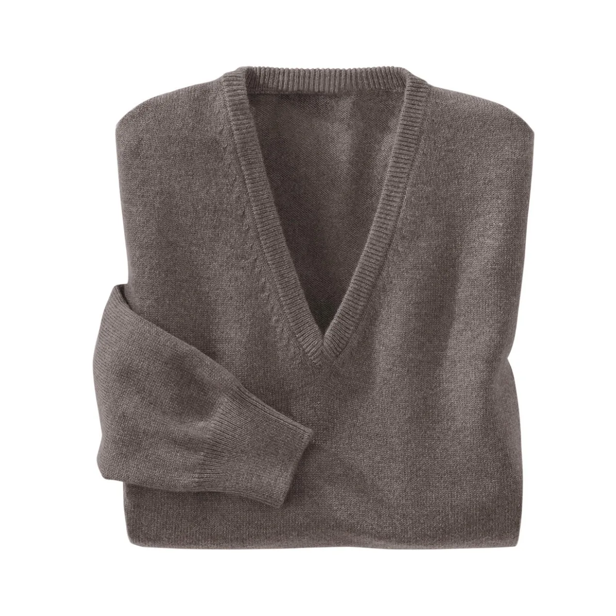 Junghans 1954 Kaschmir V-Pulli oder Rolli, Herren