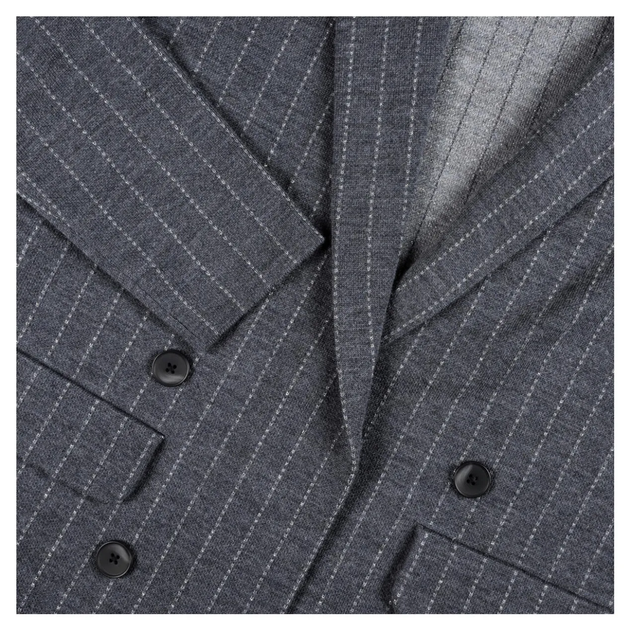 Junghans 1954 Nadelstreifen-Strickblazer