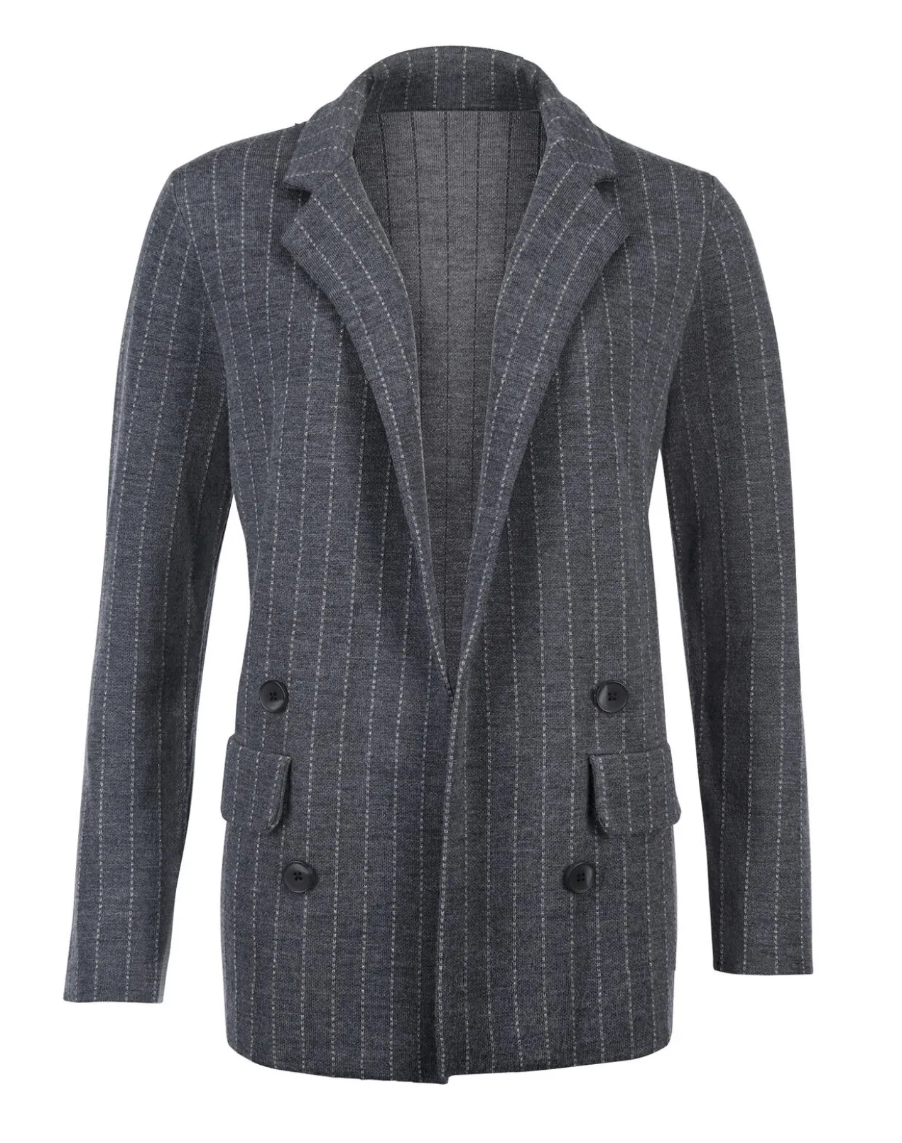 Junghans 1954 Nadelstreifen-Strickblazer