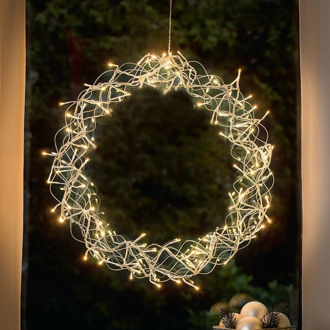 LED-Deko-Kranz