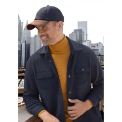 Leder-Tweed-Cap