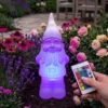 LED-Gartenzwerg