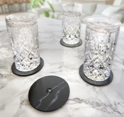 LED-Untersetzer, 4er-Set
