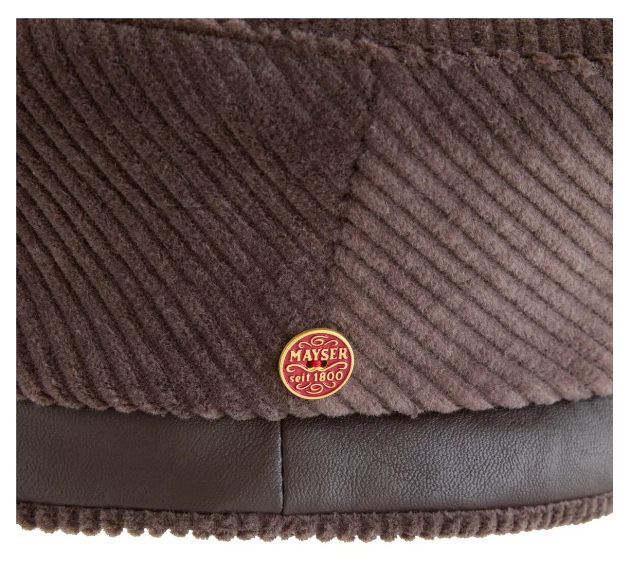 Mayser Cord-Baskenmütze