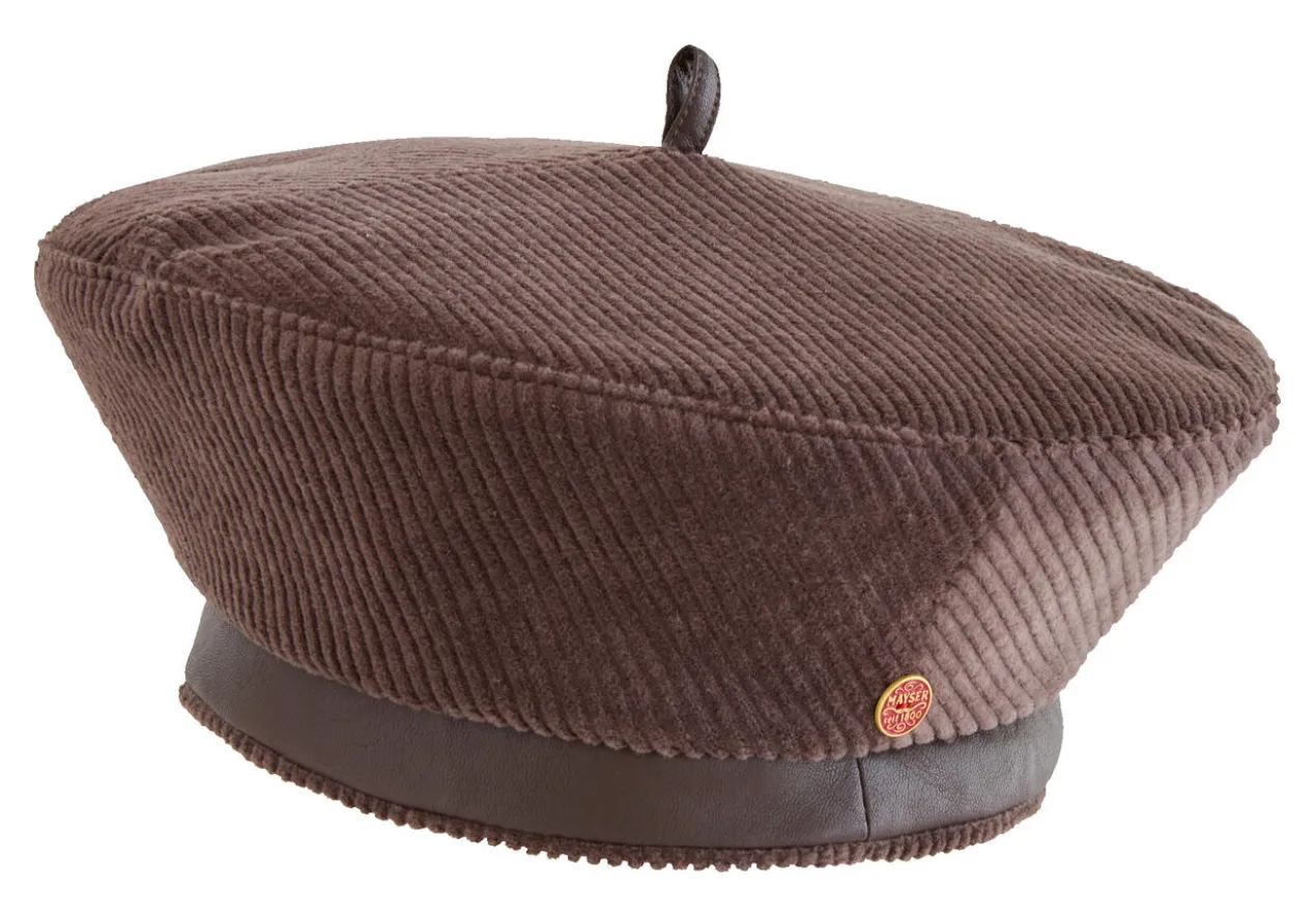 Mayser Cord-Baskenmütze