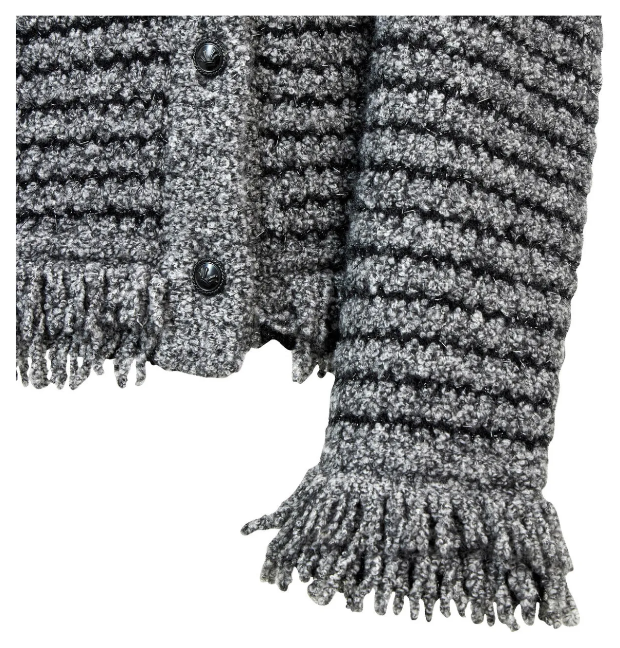 Merino-Yak-Strickjacke oder -Rock