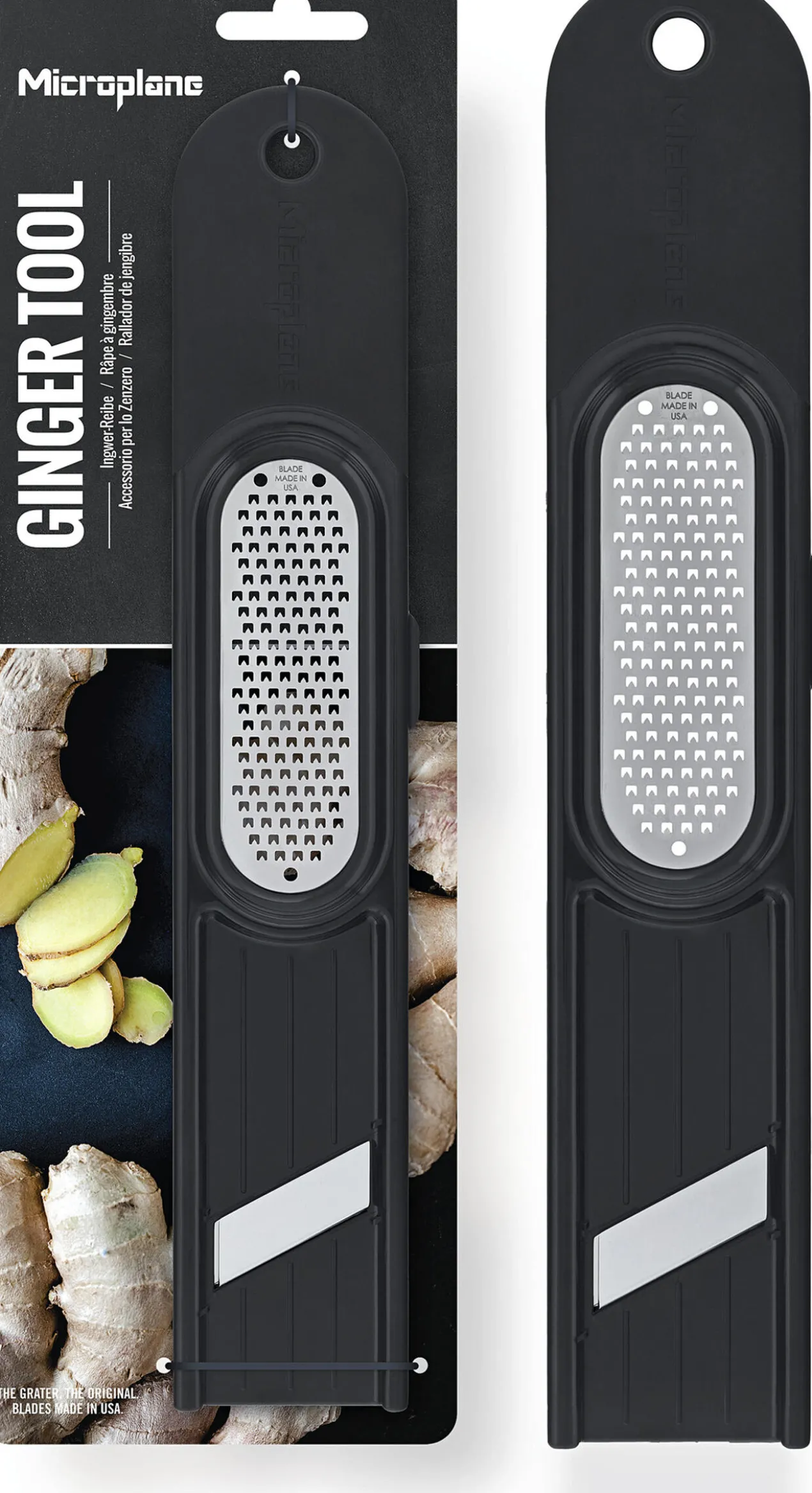 Microplane® Ingwerreibe 3-in-1