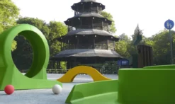 Minigolfplatz zum Mitnehmen