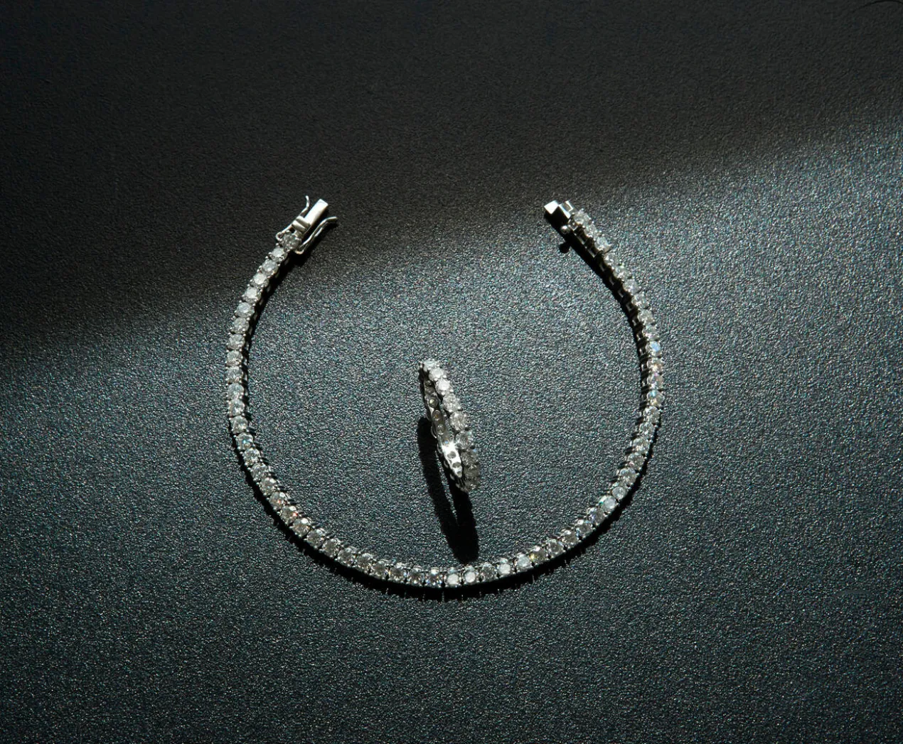 Moissanite-Tennisschmuck