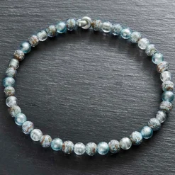 Murano-Collier Eisperlen
