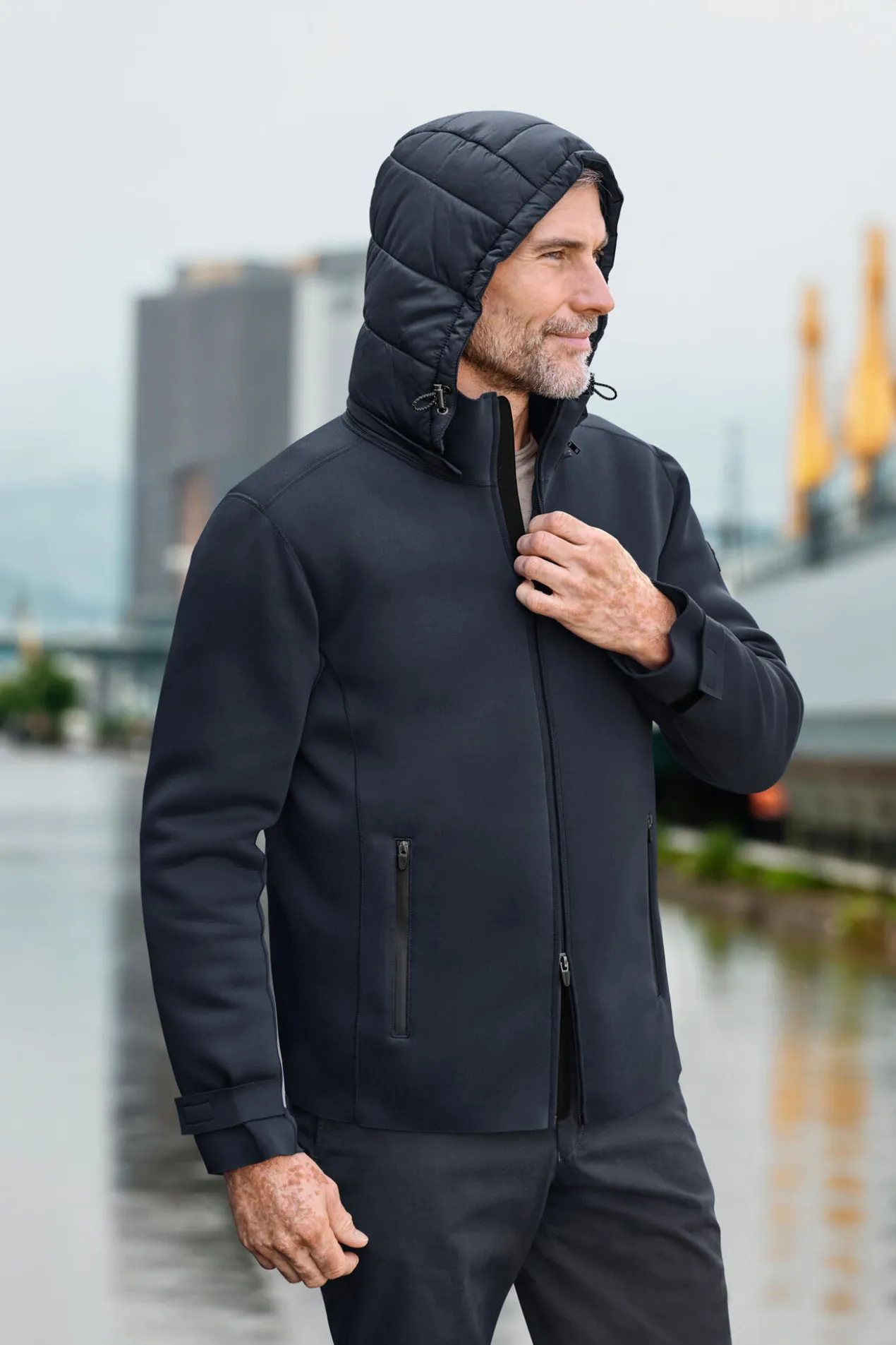 Neopren-Outdoorjacke