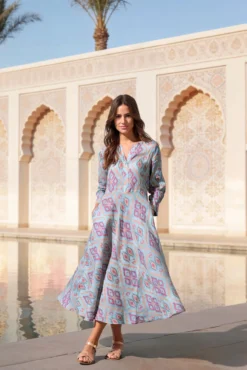 Nimo With Love Ikat-Kleid