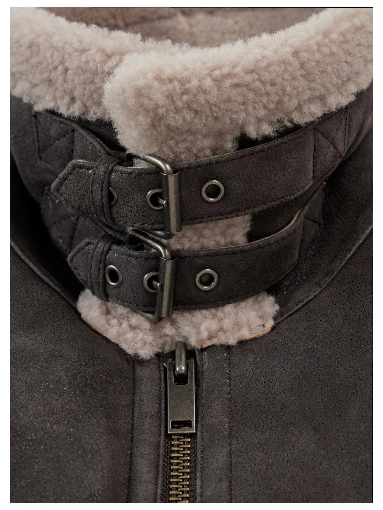 OCONI B3 Lammfell-Fliegerjacke