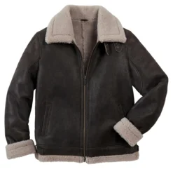 OCONI B3 Lammfell-Fliegerjacke