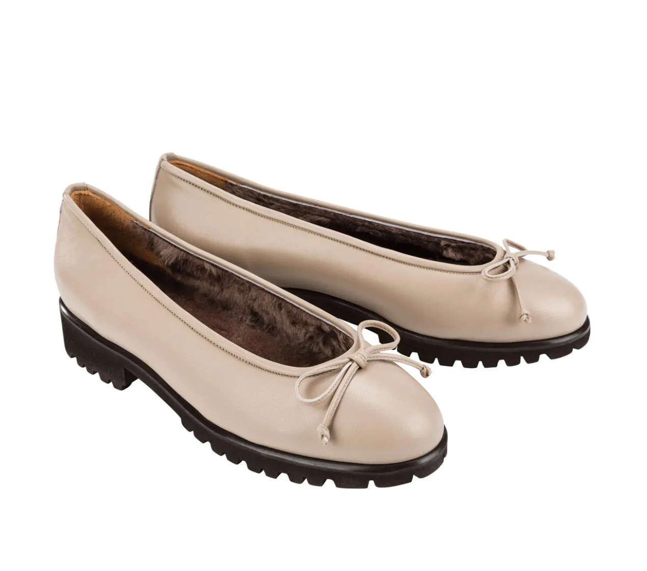 OCONI Lammfell-Ballerinas