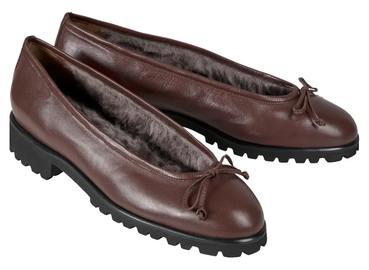 OCONI Lammfell-Ballerinas