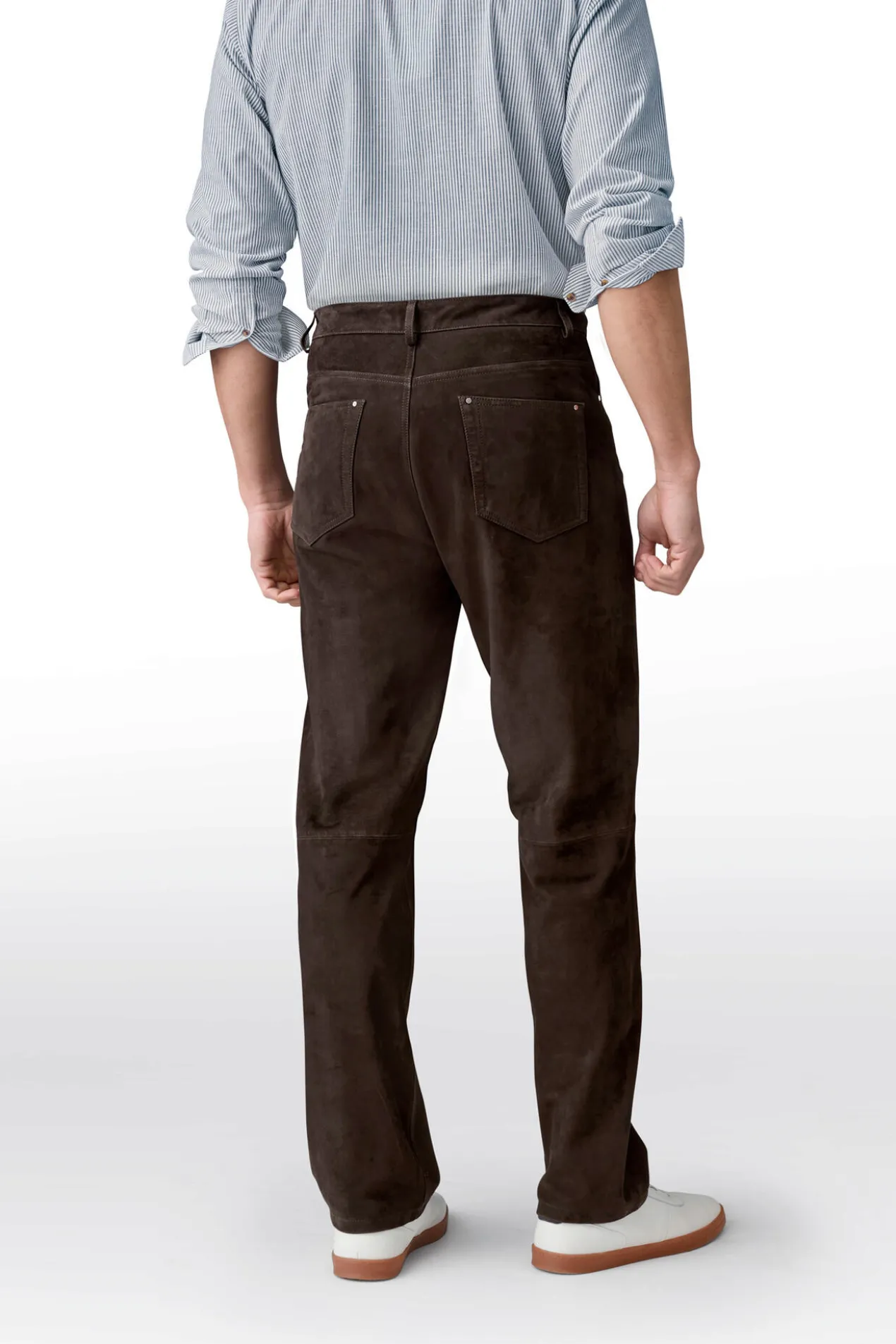 OCONI Veloursleder-Five-Pocket