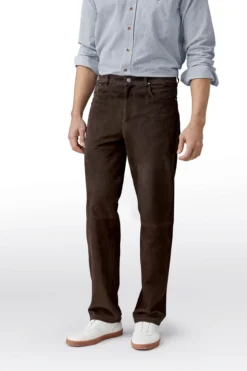 OCONI Veloursleder-Five-Pocket