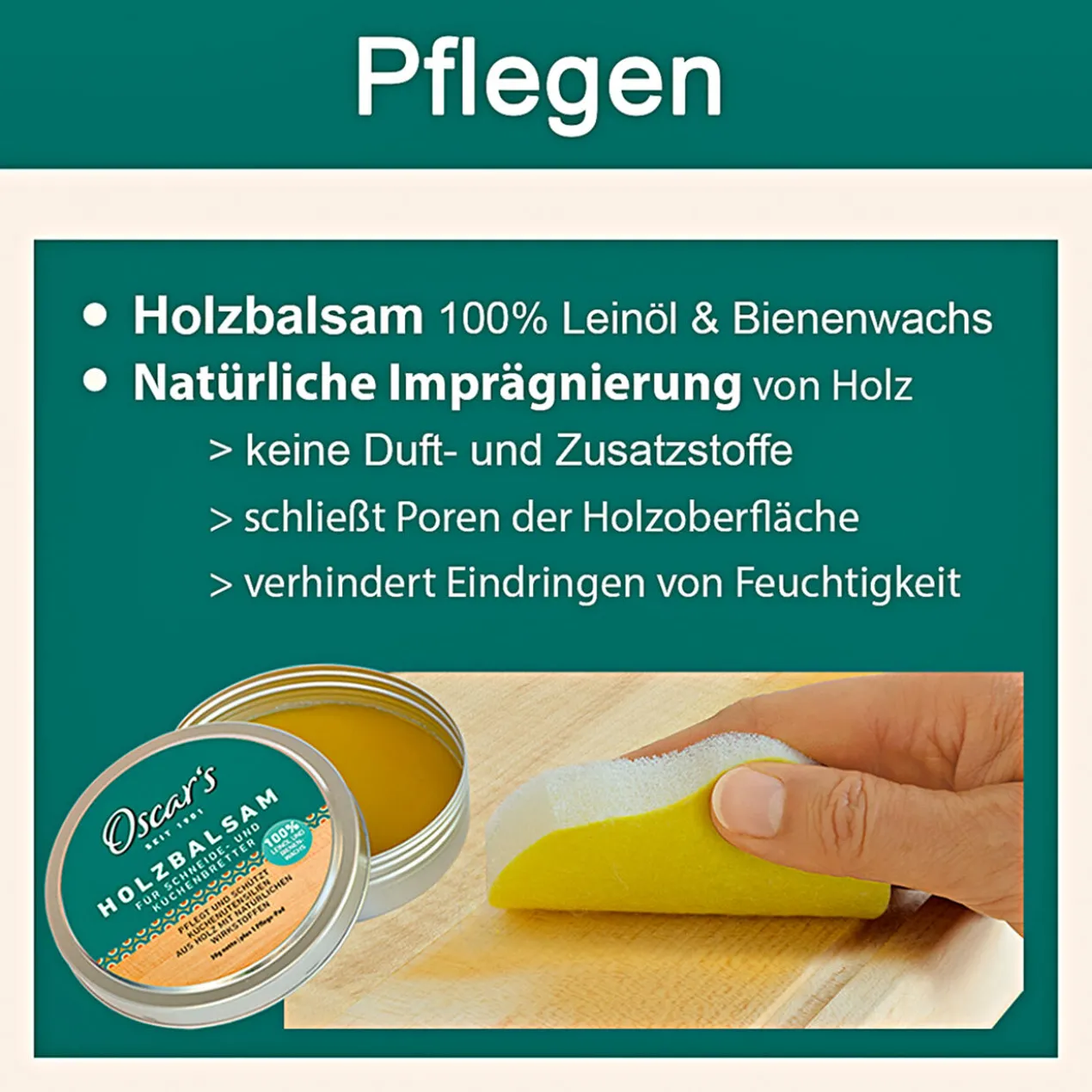 Oscar`s Holz-Pflegeset