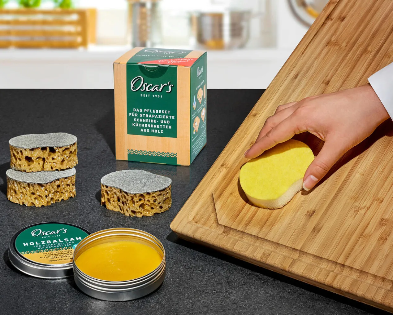 Oscar`s Holz-Pflegeset