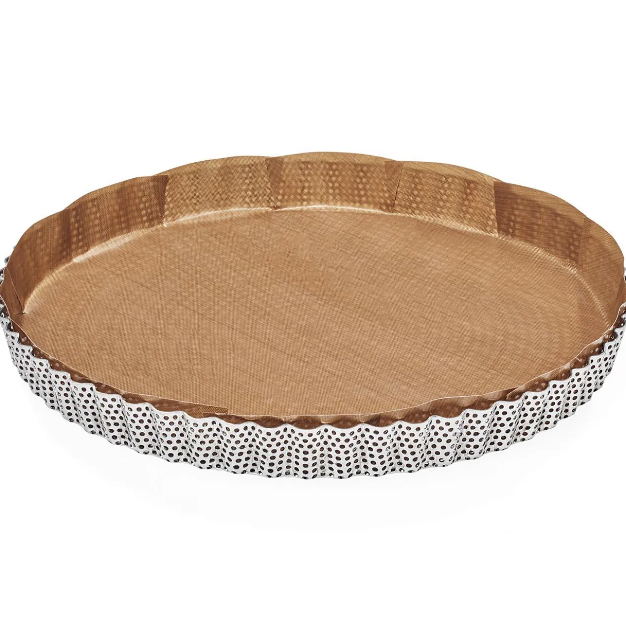 Perforierte Edelstahl-Backformen