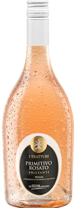 Primitivo Rosato Frizzante, Puglia IGP, Perlwein aus Italien