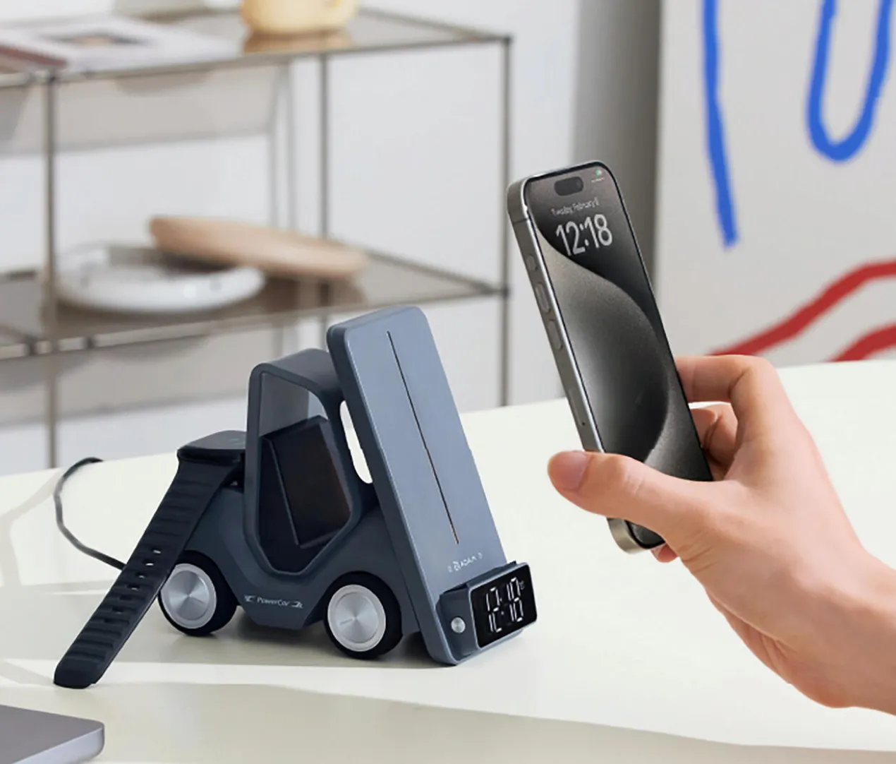 Qi-Lade-Stapler