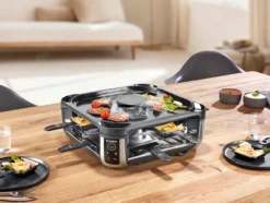 Raclette-Grill mit integriertem Rauchabzug