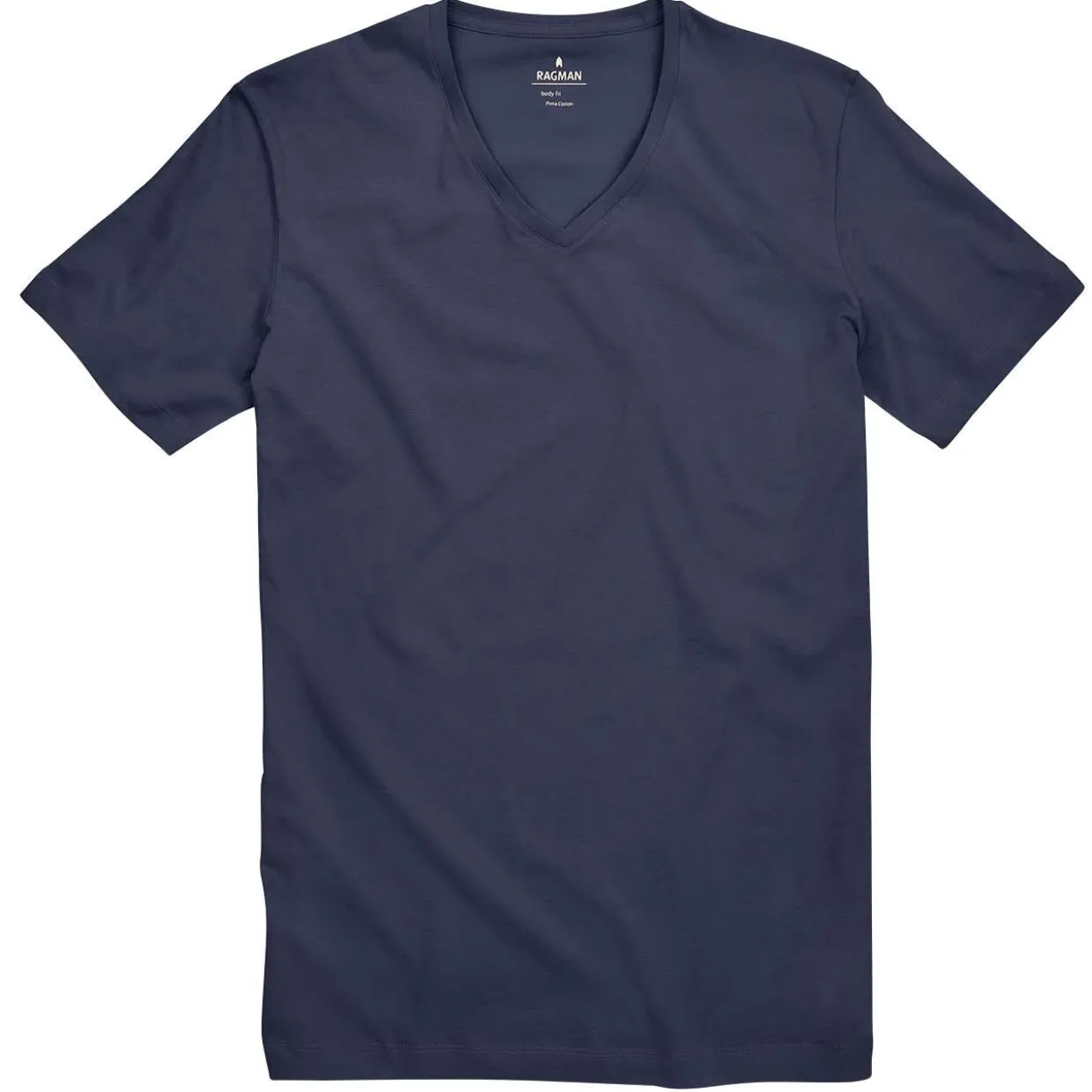Ragman Pima-Cotton-Unterzieh-Shirt, 2er-Set