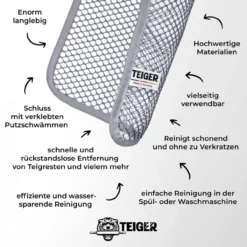 Reinigungstuch mit Netzstruktur, 2er-Set